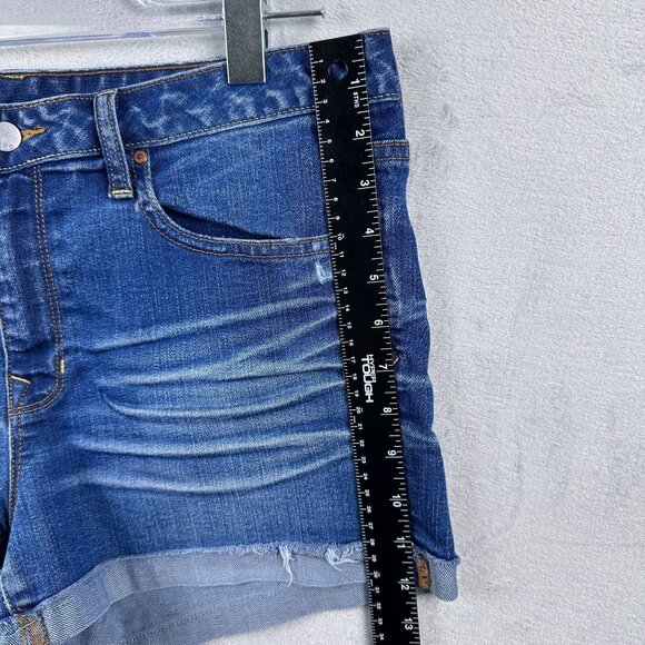 Vintage Gap 1969 Slim Cut Off Maddie Shorts V/305753 Women's Blue Size 31 - Picture 7 of 9